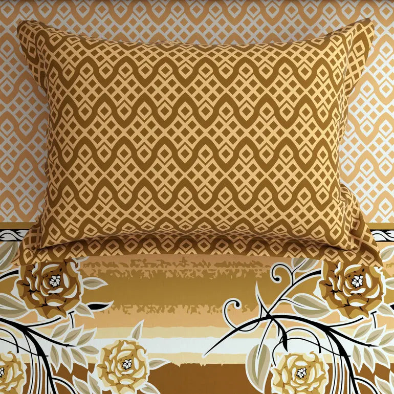 3 Pcs Cotton Bed sheet B 107