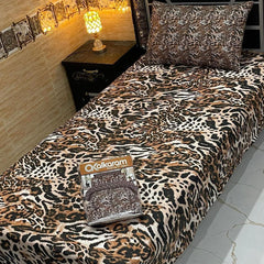 4 Pcs Single Pair Bedsheets (2x single bed sheets) 8867